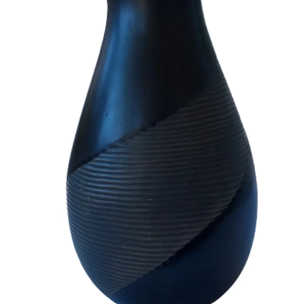 Pfaltzgraff Night Surf Black 1 Quart Carafe Vase
